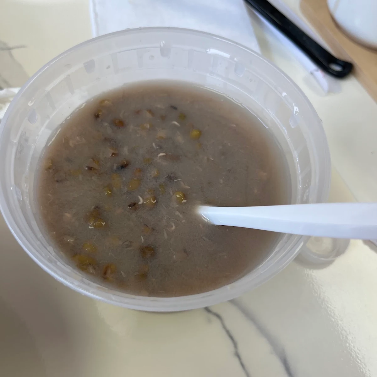 iced green bean soup 冰爽绿豆沙